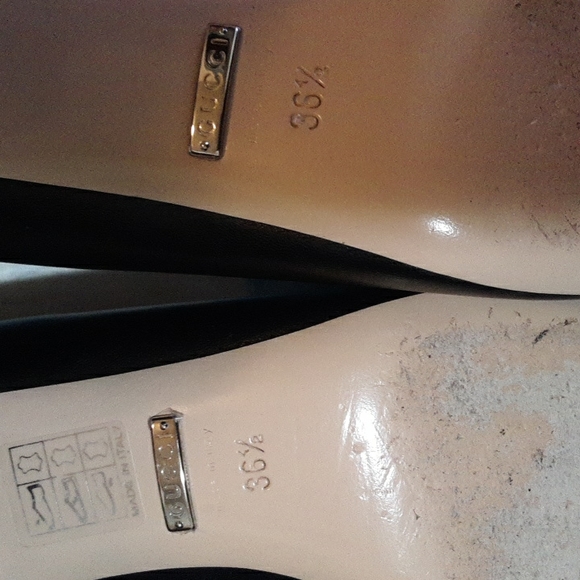 Gucci Malaga Kid leather mid heel pump with crystal G - Picture 11 of 15